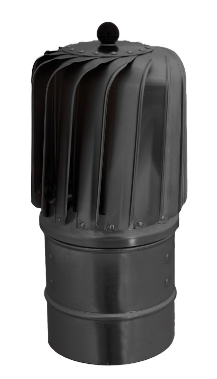 TURBOWENT TULIPAN 150 Nasada kominowa na podstawie rurowej nieotwieranej