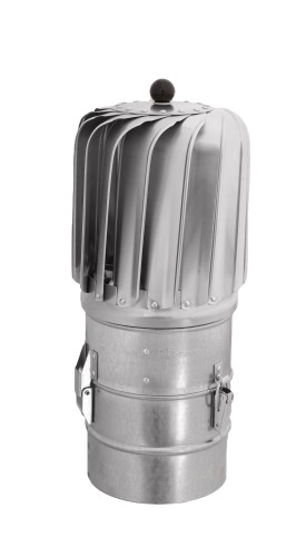 NASADA KOMINOWA TURBOWENT TULIPAN 150 NA PODSTAWIE RUROWEJ OTWIERANEJ