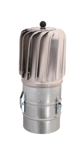 NASADA KOMINOWA TURBOWENT TULIPAN 150 NA PODSTAWIE RUROWEJ OTWIERANEJ