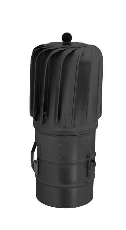 NASADA KOMINOWA TURBOWENT TULIPAN 150 NA PODSTAWIE RUROWEJ OTWIERANEJ