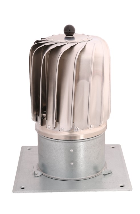 NASADA KOMINOWA TURBOWENT TULIPAN 150 NA PODSTAWIE KWADRATOWEJ (OTWIERANEJ)