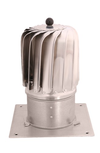 NASADA KOMINOWA TURBOWENT TULIPAN 150 NA PODSTAWIE KWADRATOWEJ (OTWIERANEJ)