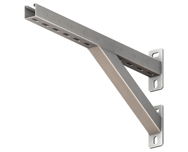 KONSOLA KĄTOWA Z ODKOSEM POD KANAŁY PROSTOKĄTNE ORAZ SPIRO