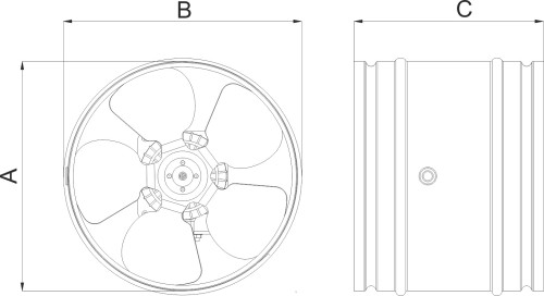 Wentylator przemysłowy aRw