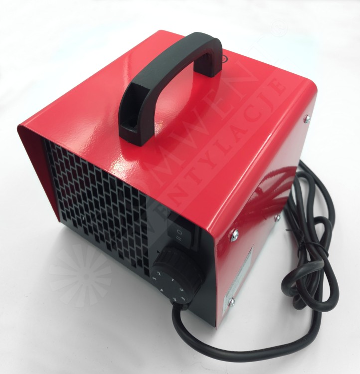NAGRZEWNICA POWIETRZA ELEKTRYCZNA PRZENOŚNA TERMOSTAT