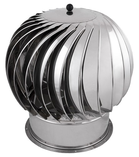 NASADA KOMINOWA TURBOWENT NA PODSTAWIE Z KOŁNIERZEM