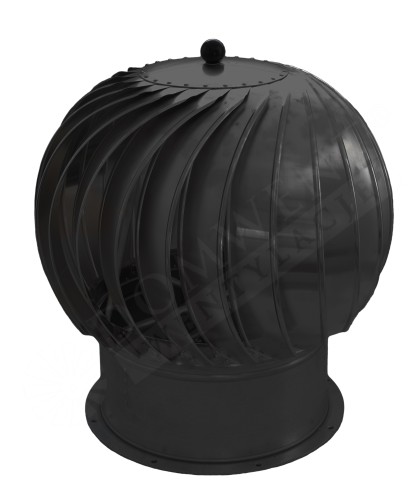 NASADA KOMINOWA TURBOWENT NA PODSTAWIE Z KOŁNIERZEM