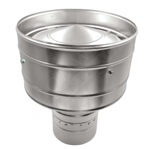 Wywietrzak cylindryczny wentylacja połączenie mufowe