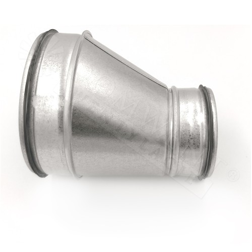 Redukcja niesymetryczna nyplowa nierdzewna z uszczelką