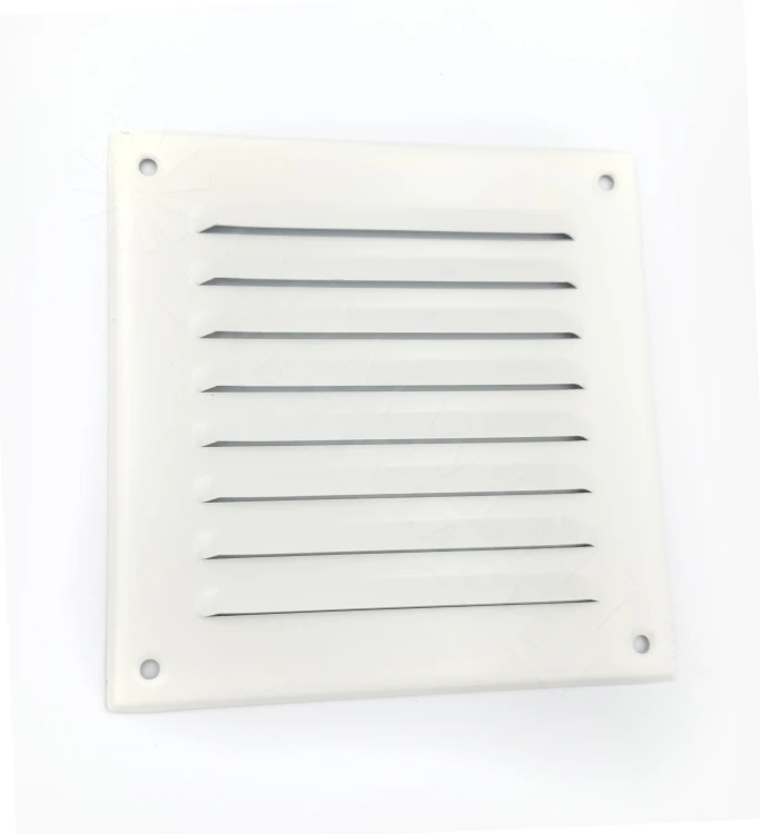 Kratka wentylacyjna ocynkowana lakierowana montowana na wkręty 140mm x 140mm
