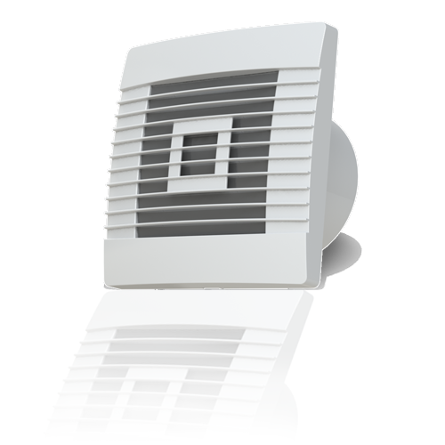 Wentylator domowy ścienny z żaluzją pRestige