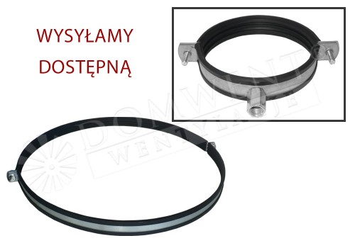 Obejma z amortyzatorem