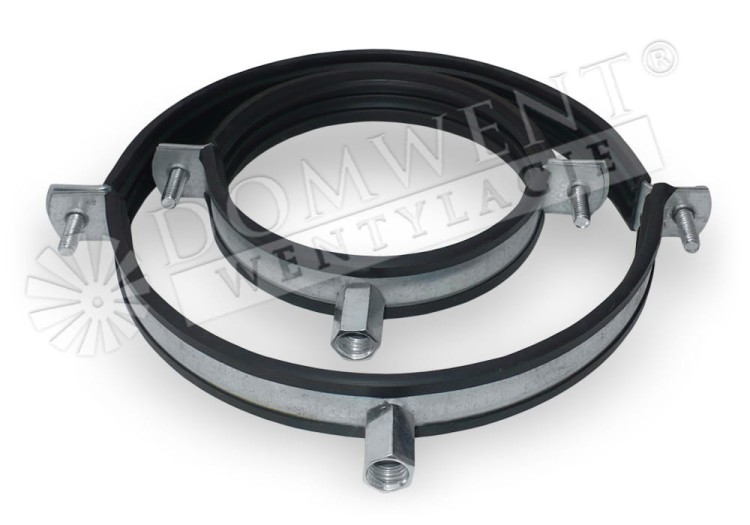 Obejma do rur spiro aluflex 160 z amortyzatorem