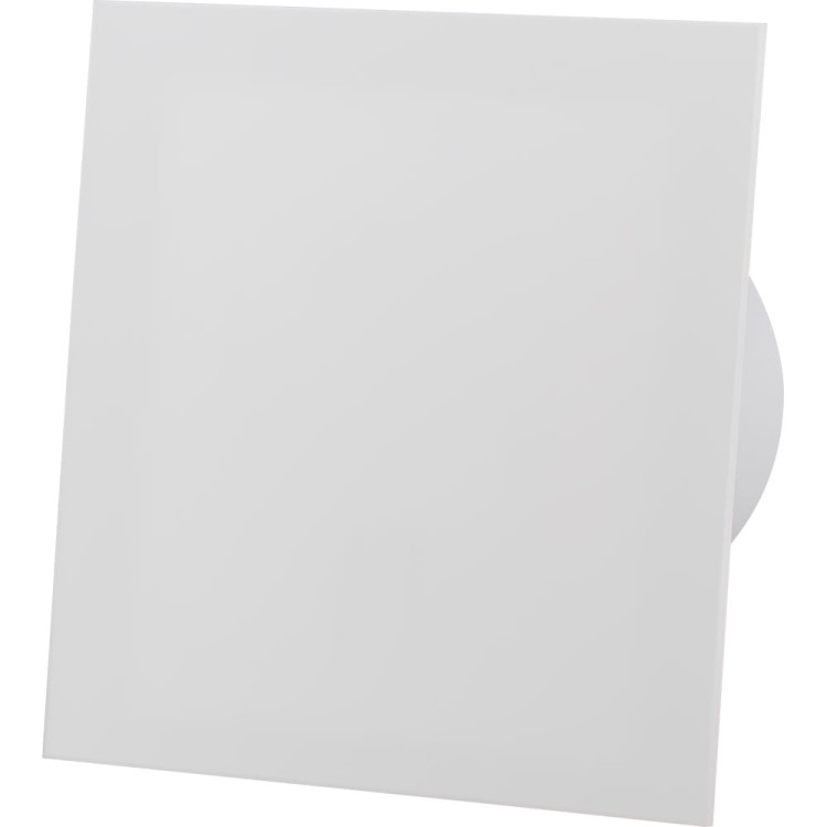 wentylator domowy ścienny dRim panel plexi biały mat