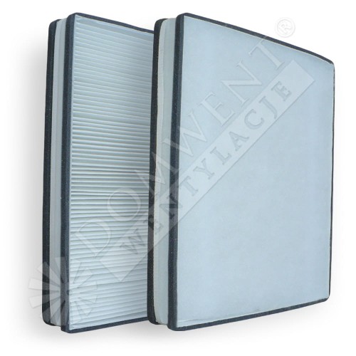 Zestaw filtrów plisowanych CleanPad Pure do central wentylacyjnych Thessla Green AirPack 300 400 500