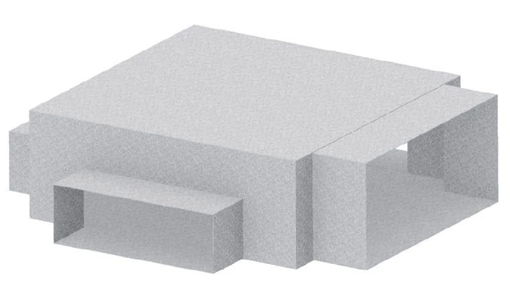 Skrzynka rozdzielcza 200x90/3x150/50 (kwadratowa)