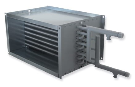 Nagrzewnica wodna do kanałów prostokątnych SALDA SVS 600x300-2
