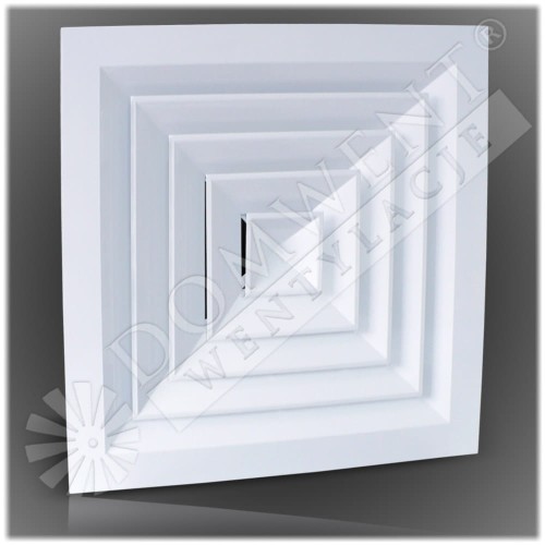 Anemostat sufitowy kwadratowy nawiewno-wywiewny HB40/NCD-S