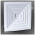 Anemostat sufitowy kwadratowy nawiewno-wywiewny HB40/NCD-S