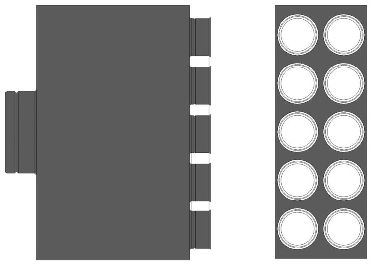 Puszka rozprężna 10x90mm tłumiący / pod anemostat 180