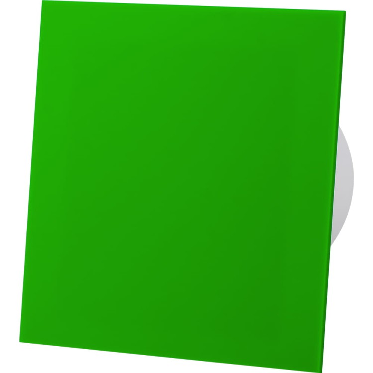 wentylator domowy ścienny dRim panel plexi zielony