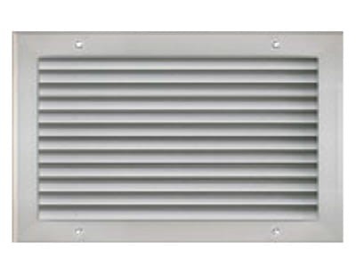 Kratka wentylacyjna przepływowa KWP z poziomymi kierownicami