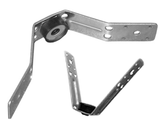 Zawiesie z amortyzatorem ocynkowane typu R/V