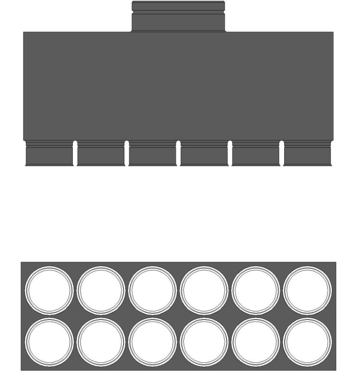 Puszka rozprężna 12x90mm tłumiący / pod anemostat 200