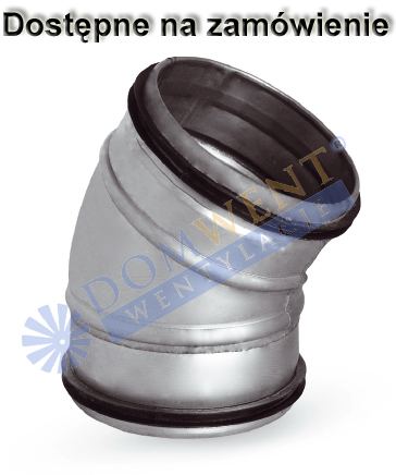 Kolano tłoczone z uszczelką 30stopni