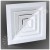 Anemostat sufitowy kwadratowy nawiewno-wywiewny HB40/NCD-S