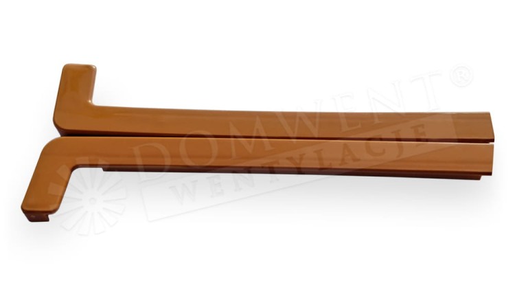 Końcówki zakończenia parapetu złoty dąb 30cm