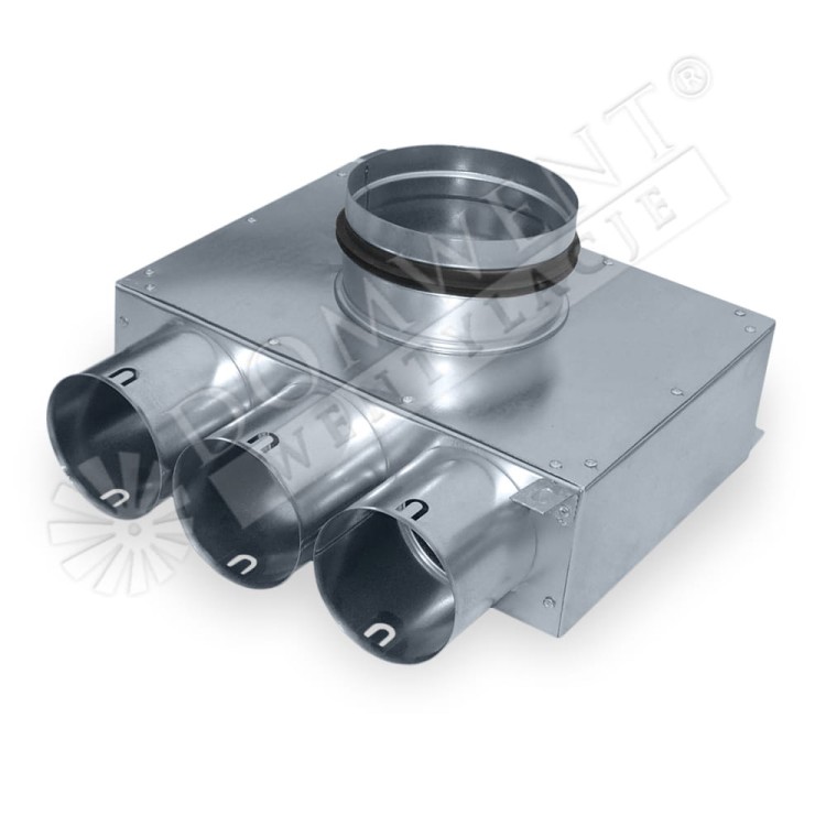 puszka rozprężna 3x75mm / pod anemostat PER-FLEX