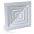 Anemostat nawiewny NCD-S 370x370