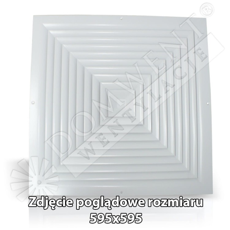 Anemostat metalowy nawiewny ASN