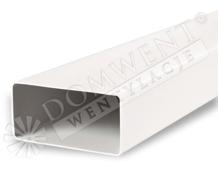 Kanał płaski 110mm x 55mm 1,5mb nr 015 materiał PCV