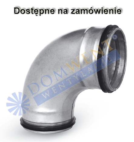 Kolano tłoczone z uszczelką BP 90