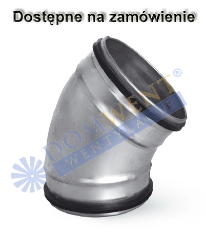 Kolano tłoczone z uszczelką 45 stopni