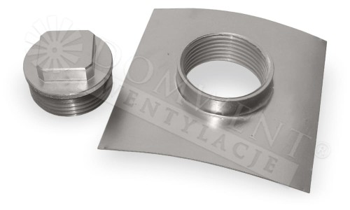 Króciec pomiarowy kwasoodporny M64x4