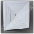 Anemostat sufitowy kwadratowy nawiewno-wywiewny HB40/NCD-S