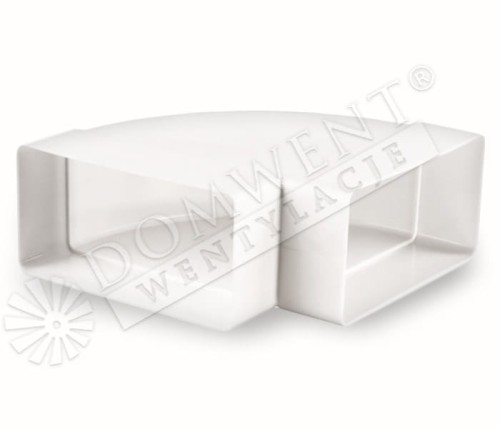 Kolano poziome płaskie 90stopni 110 x 55mm