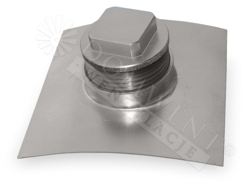 Króciec pomiarowy nierdzewny kwasoodporny M64x4