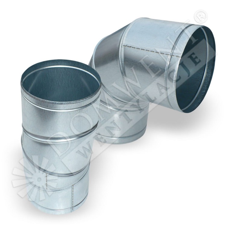 Kolano nastawne 0 do 90st ocynk, bez uszczelki