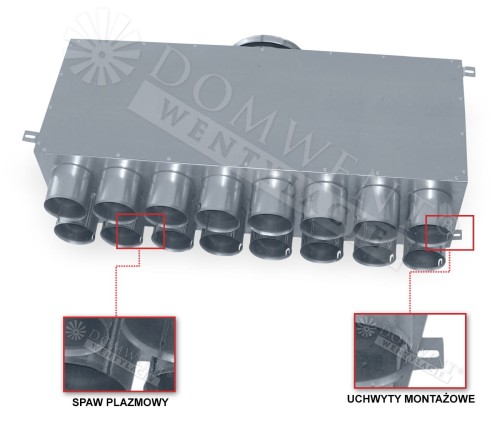 Rozdzielacz rurowy tłumiący PER-FLEX 16x75x200