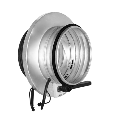 Przepustnica soczewkowa wentylacja