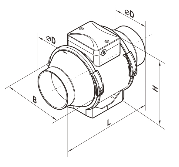 Wentylator kanałowy TT