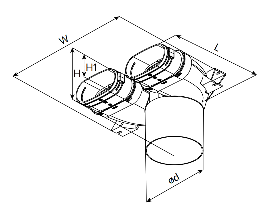 Przewód FlexiVent 75 VENTS