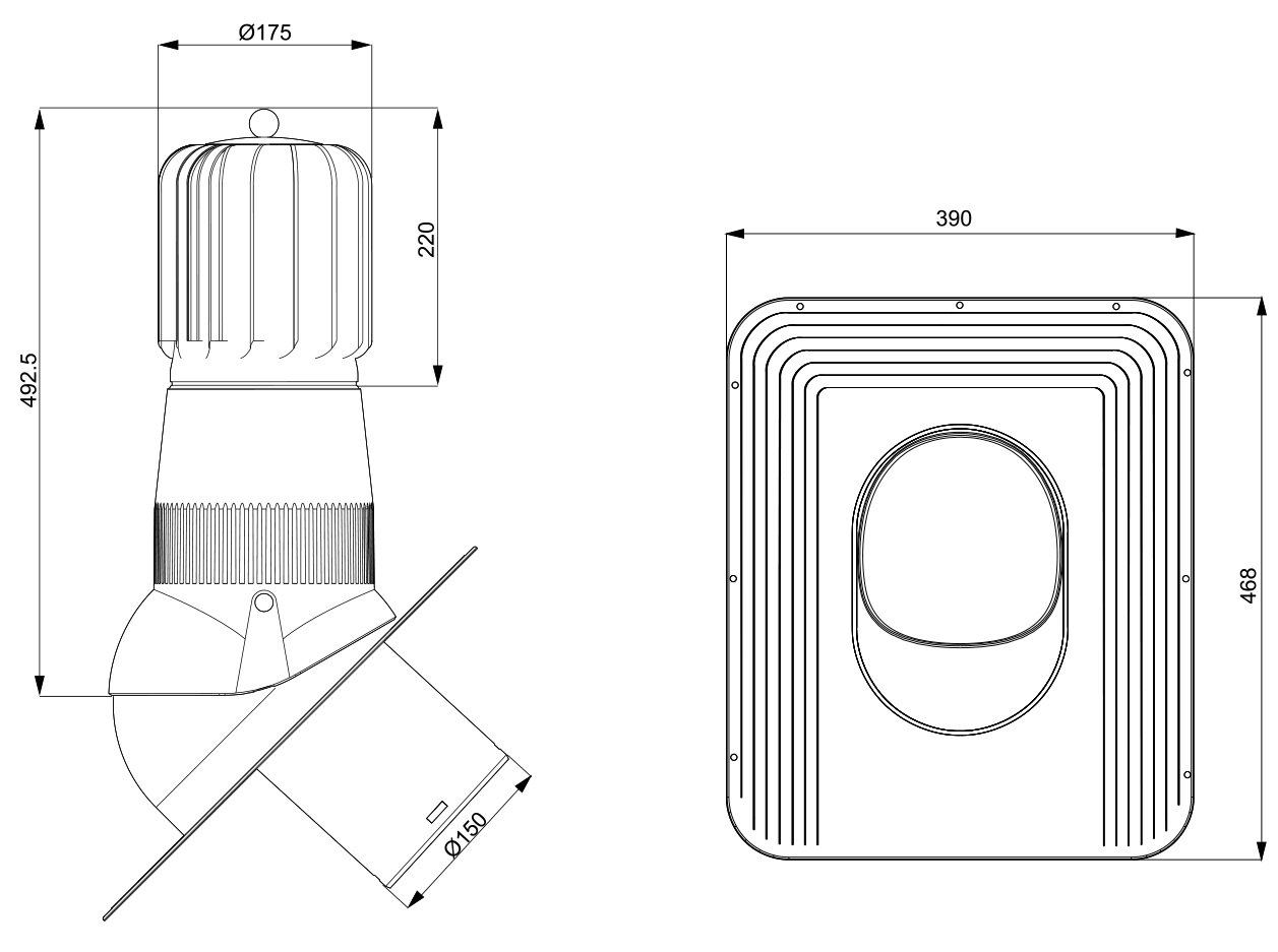 Kominek wentylacyjny WIRPLAST