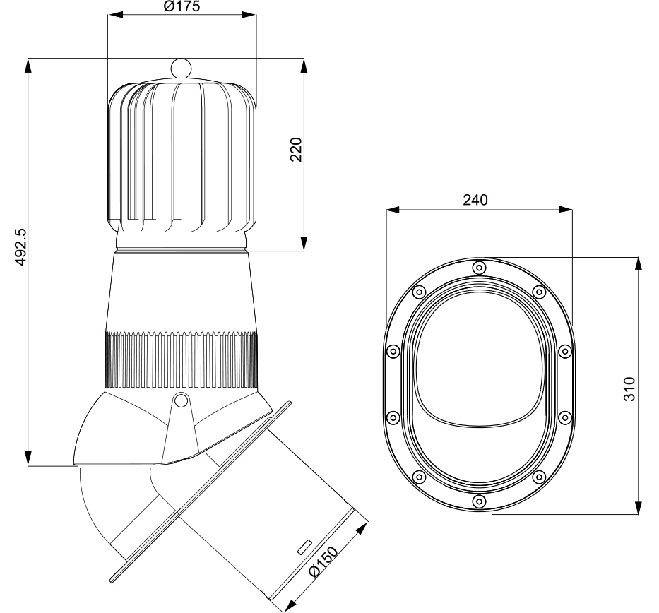 Kominek wentylacyjny WIRPLAST