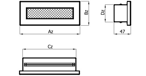 Kratka wentylacyjna KRKP