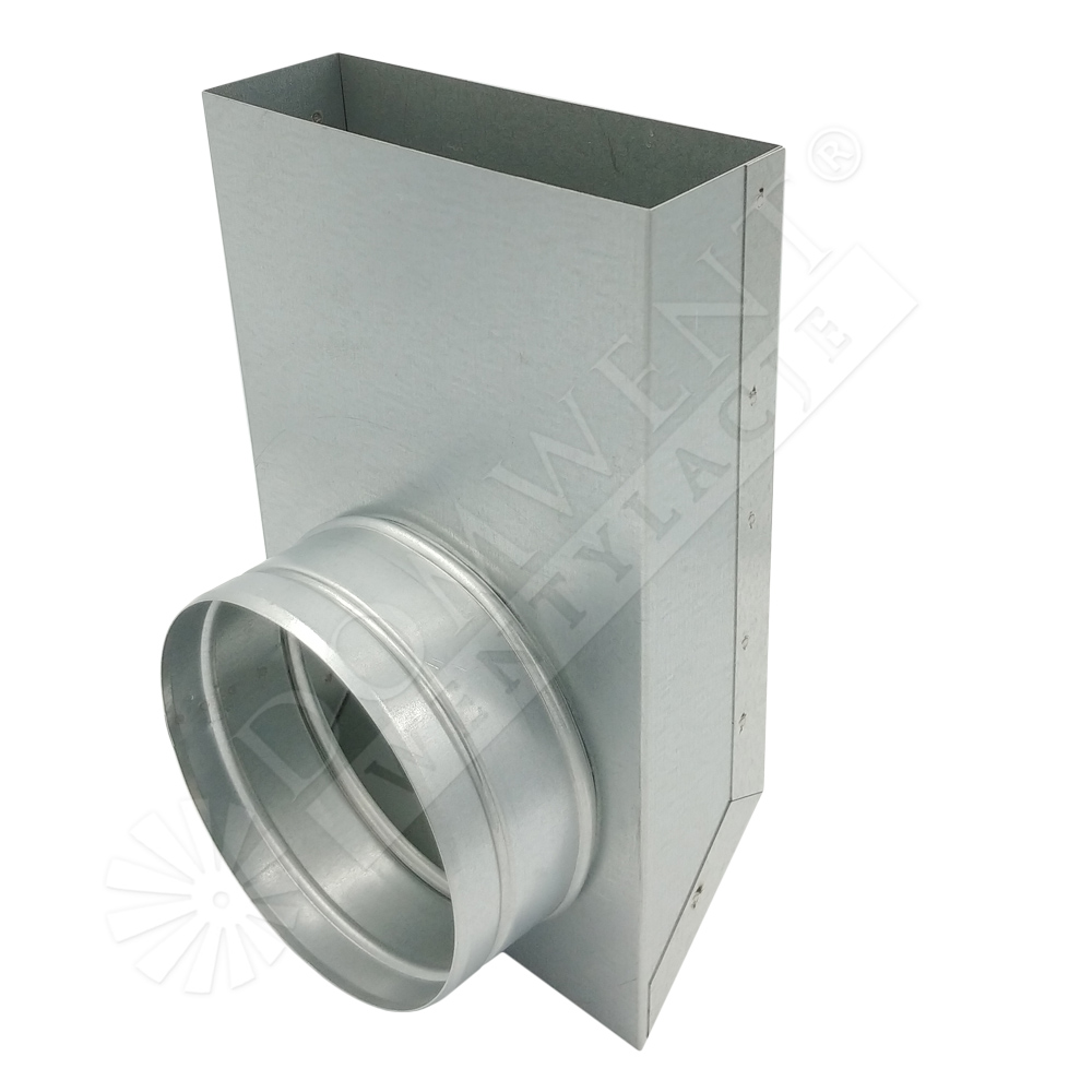 System wentylacji prostokątny